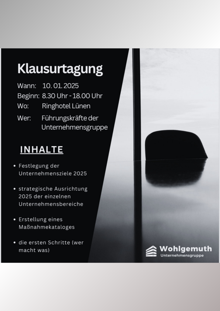 Klausurtagung Ringhotel